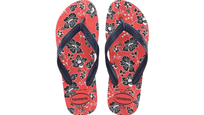 SANDALIAS HAVAIANAS COLOR FLORAL FC - MORANGO TALLA33/4