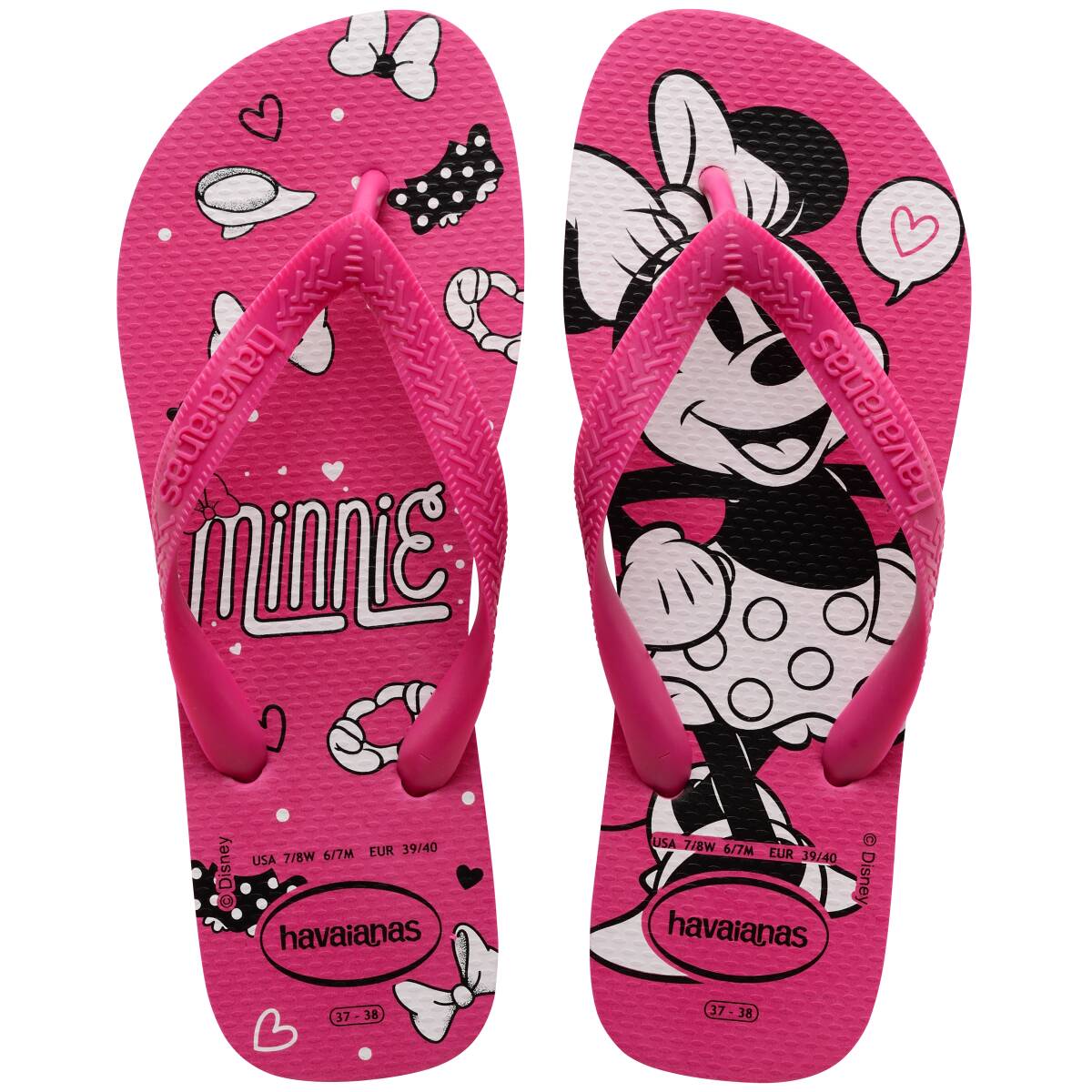 SANDALIAS HAVAIANAS TOP DISNEY FC PR FUCSIA