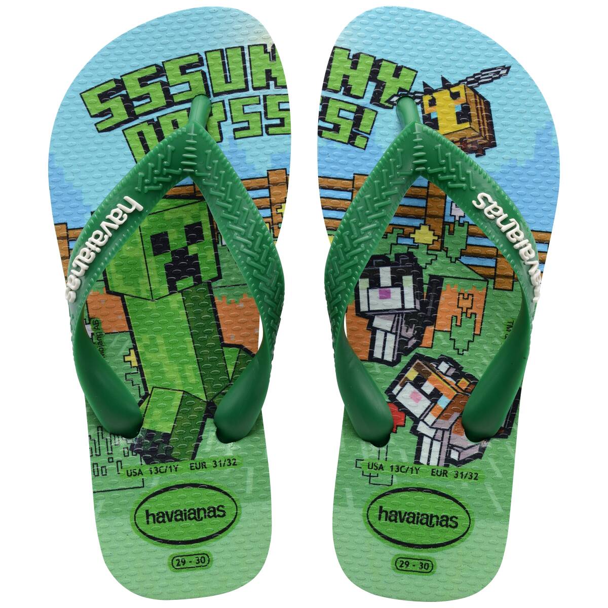 SANDALIAS HAVAIANAS KIDS MINECRAFT FC PR