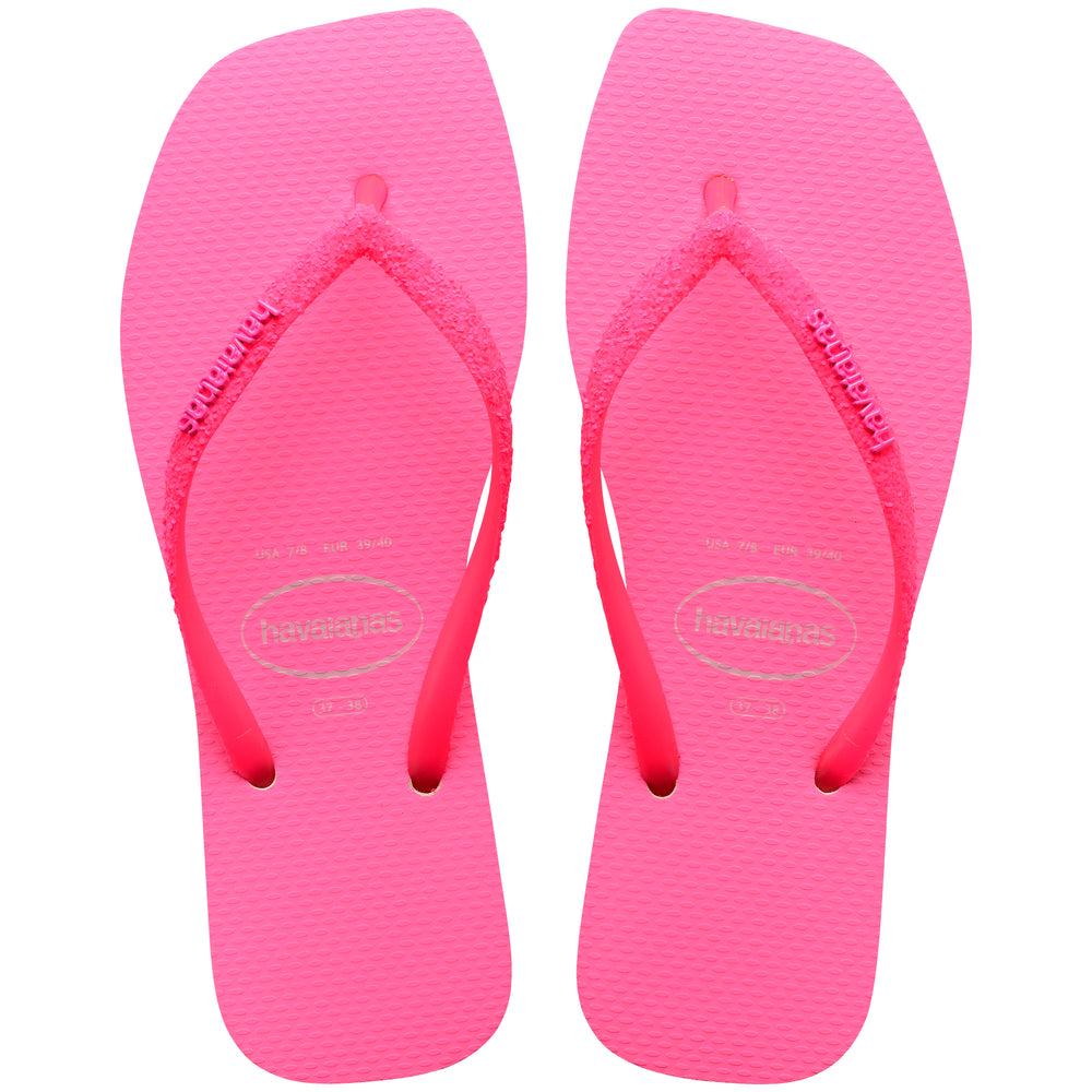SANDALIAS HAVAIANAS SLIM SQUARE GLITTER NEON FC