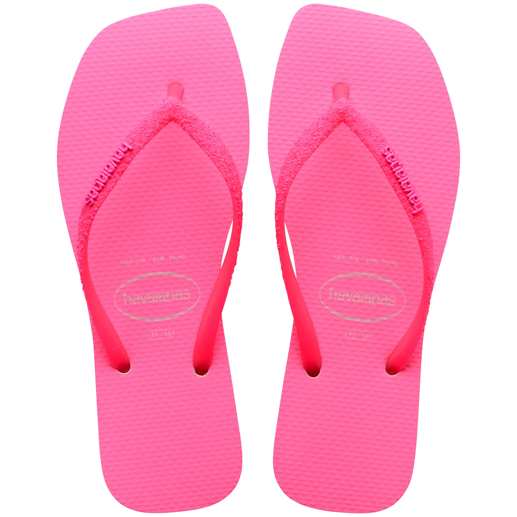 SANDALIAS HAVAIANAS SLIM SQUARE GLITTER NEON FC