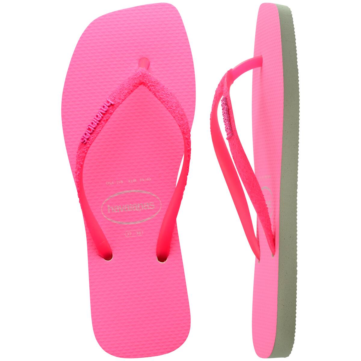 Sandalias Havaianas Slim SQR GTR Neon
