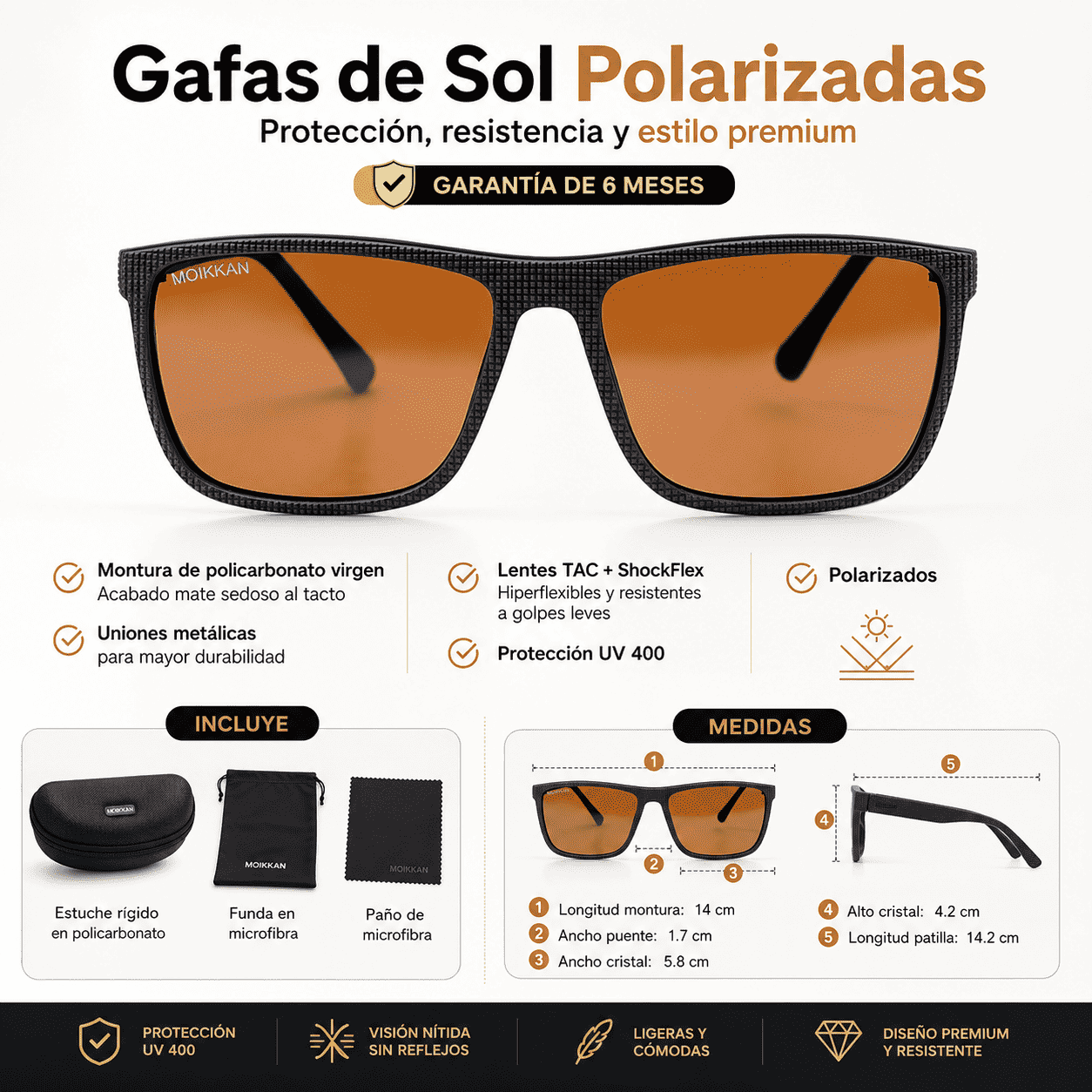 Gafas de sol VENTO M + Estuche gratis