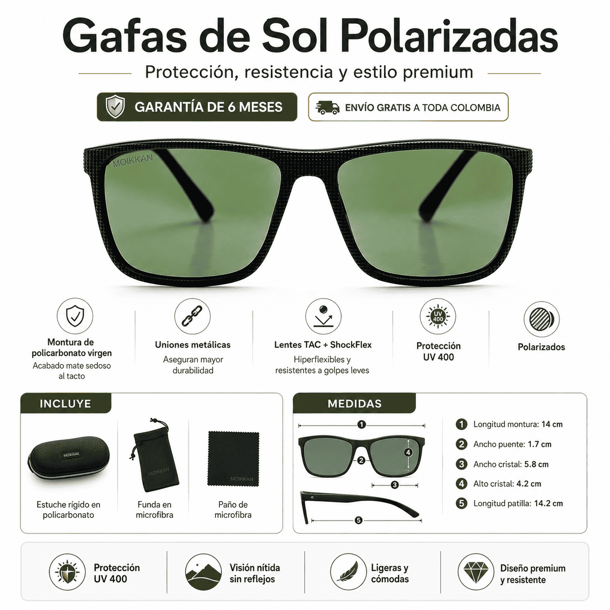 Gafas de sol VENTO V + Estuche GRATIS